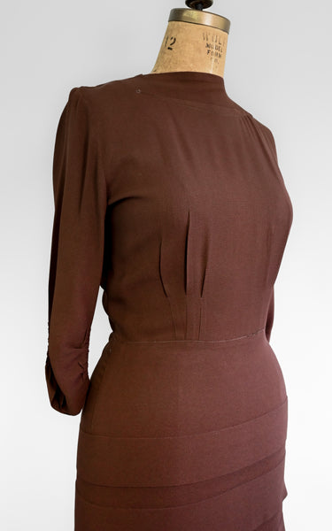 1930s Noisette Dress