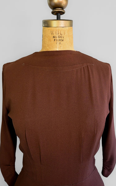 1930s Noisette Dress