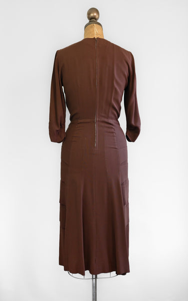 1930s Noisette Dress