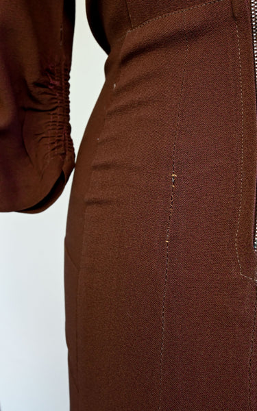 1930s Noisette Dress