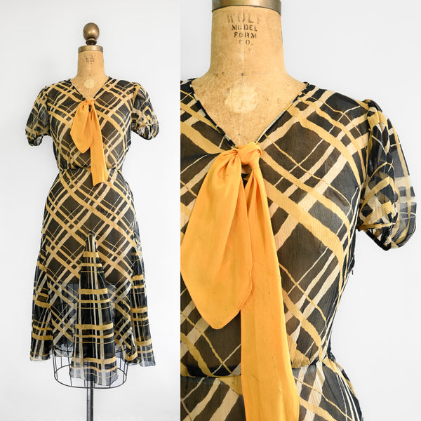 1930s Hexdame Dress