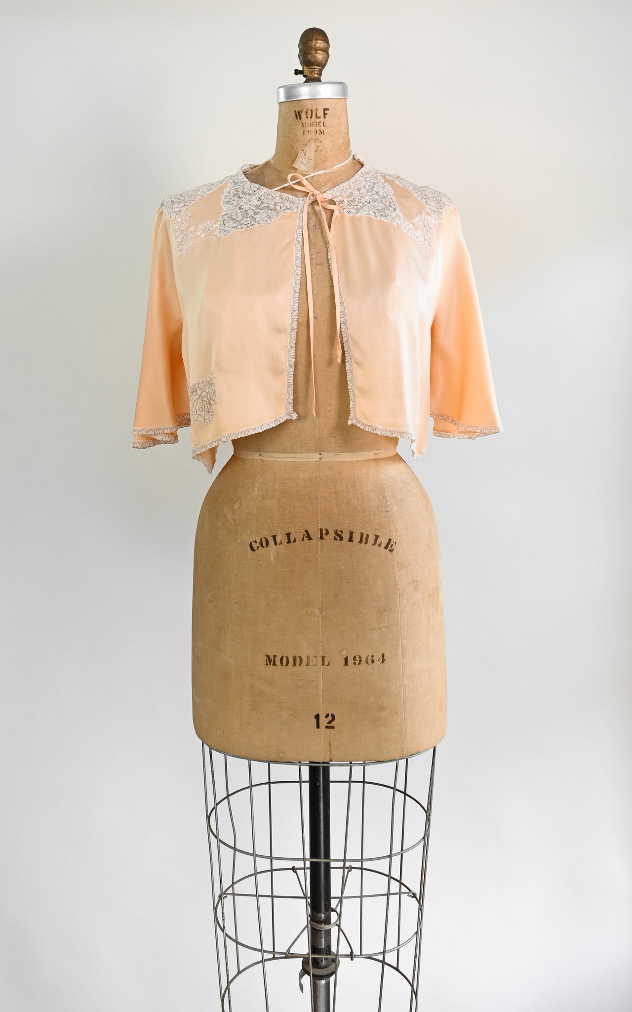 1930s Loretta Silk Bed Jacket