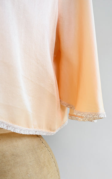 1930s Loretta Silk Bed Jacket