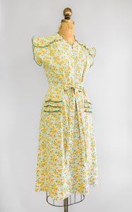 1940s La Vie Simple Dress