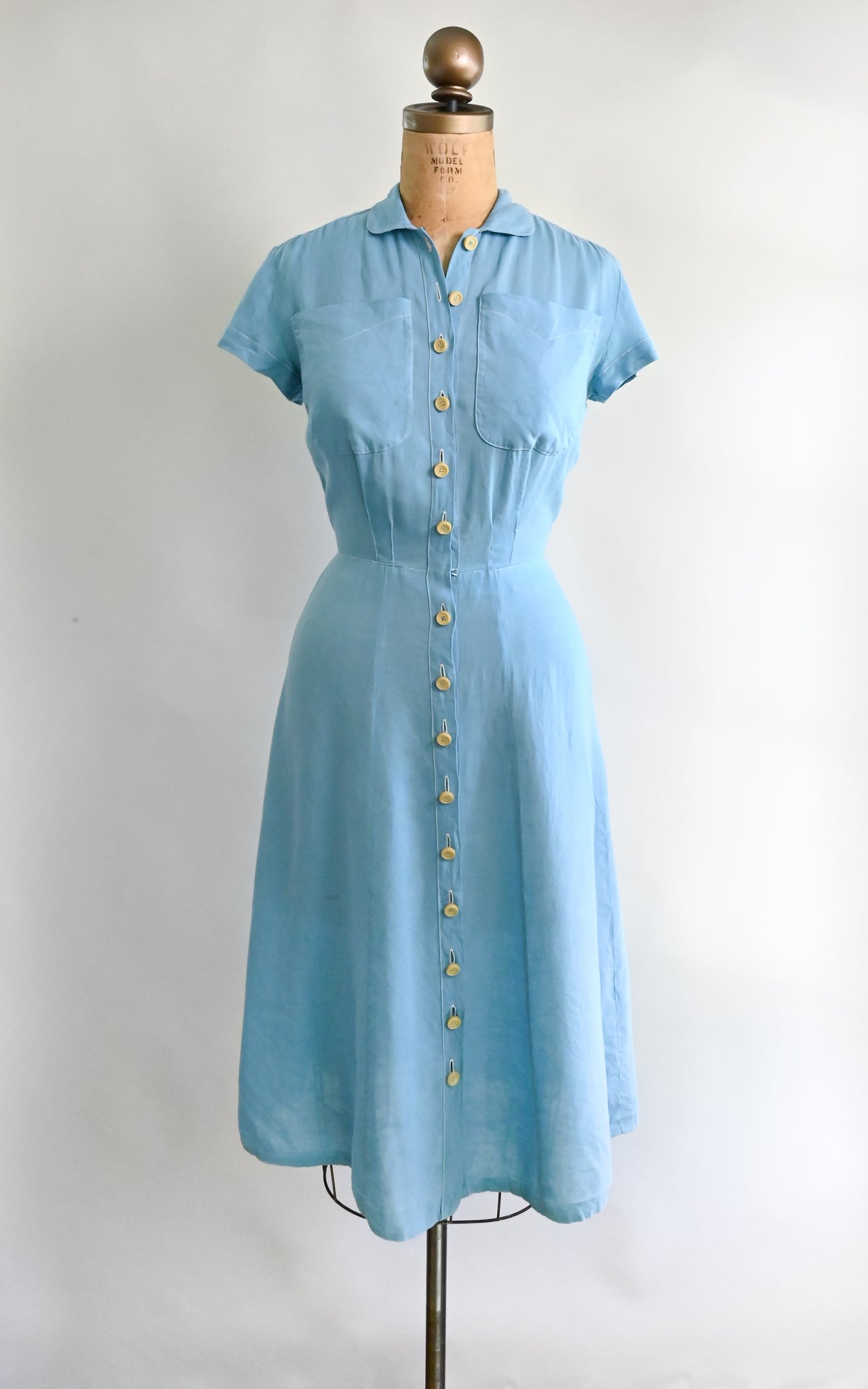 1940s Corentin Dress Public Dove 1940s Corentin Dress Public Dove