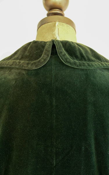 Veste en velours Folios des années 1940