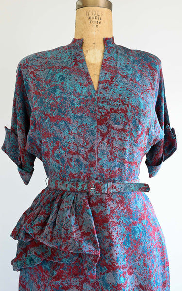 1950s Seafan Dress