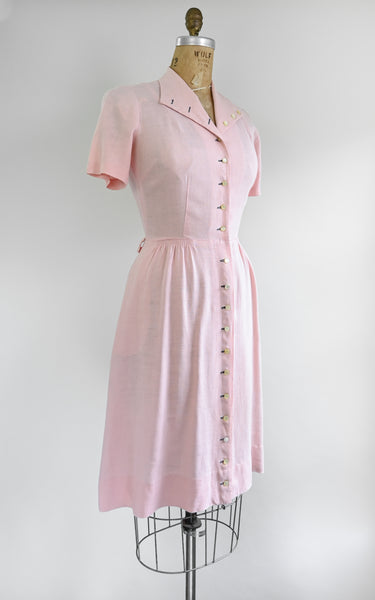 Robe à roses irlandaises des années 1950