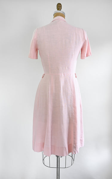 Robe à roses irlandaises des années 1950