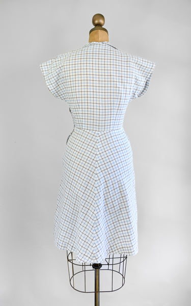 1950s Graph Paper Dress