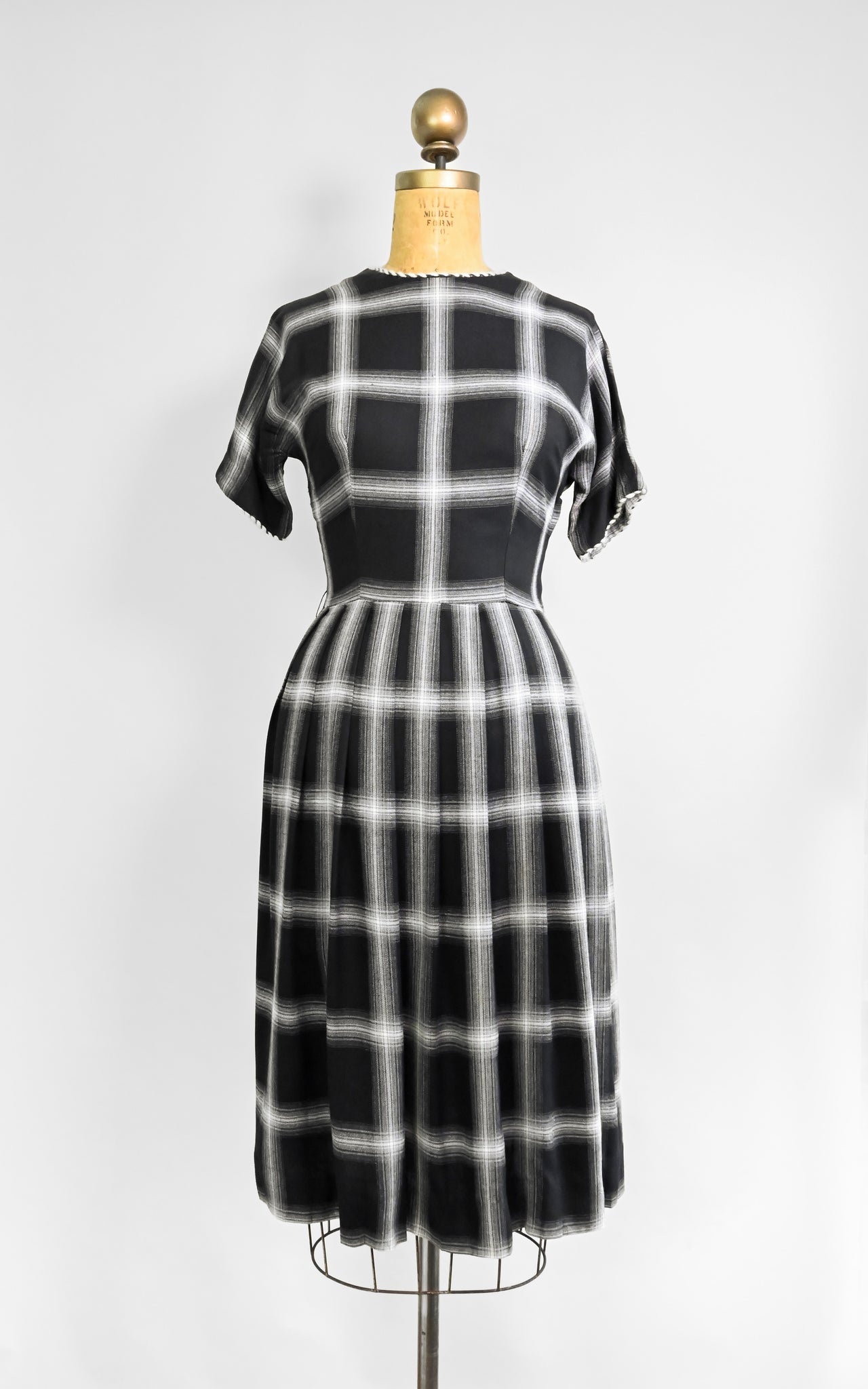 1950s Graphite Dress