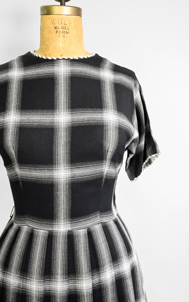 1950s Graphite Dress