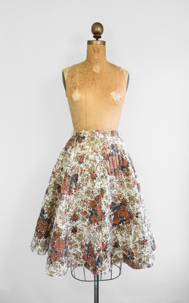 1950s Artemisia Quilted Skirt
