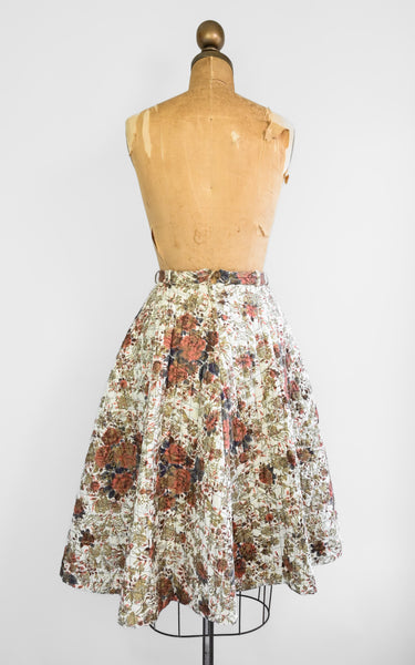 1950s Artemisia Quilted Skirt