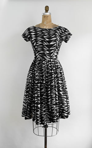 1960s Flèche Noire Dress