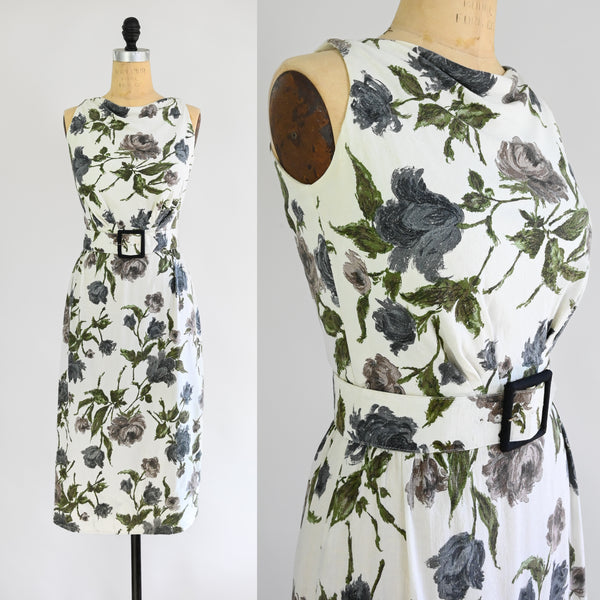 1960s Brushstrokes Dress