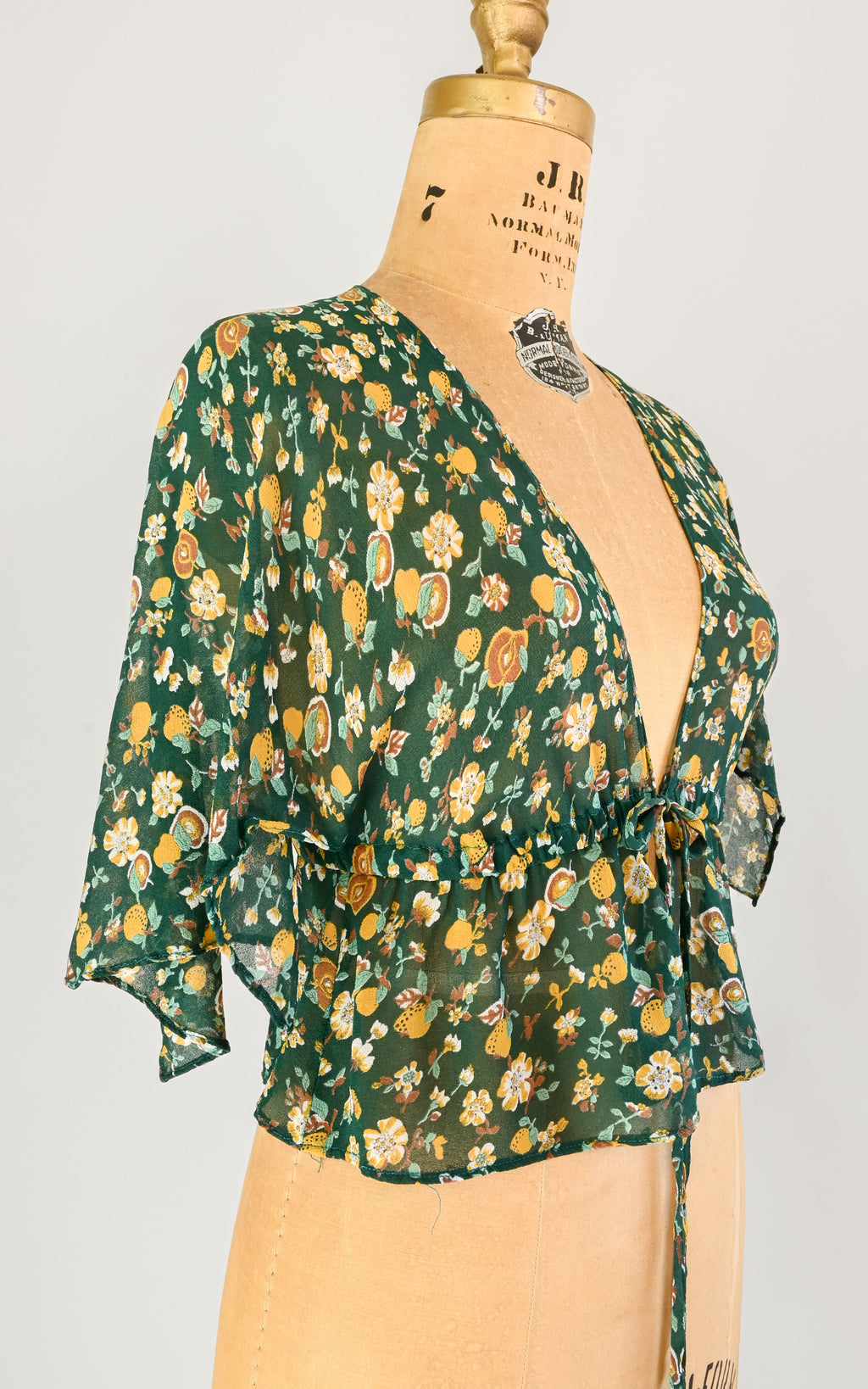 70s Does 30s First Harvest Blouse