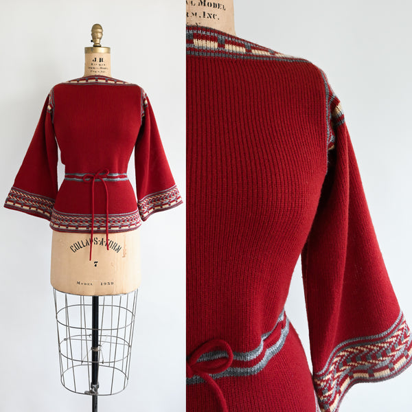 1970s Russet Sweater