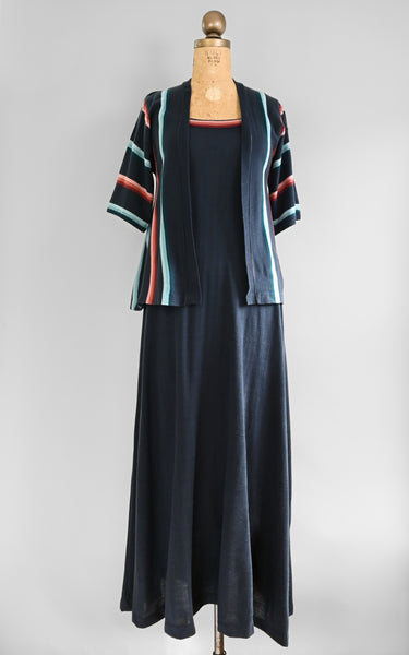 1970s Coquina Maxi Dress