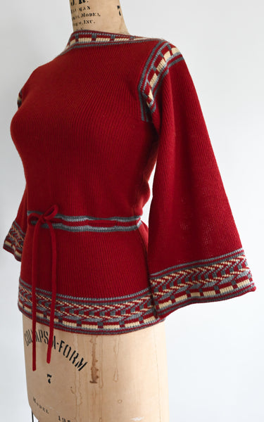 1970s Russet Sweater