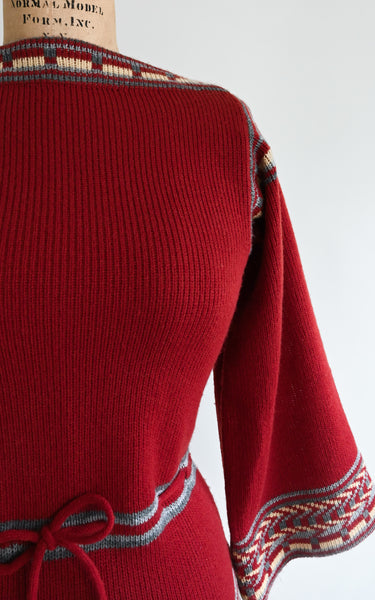 1970s Russet Sweater