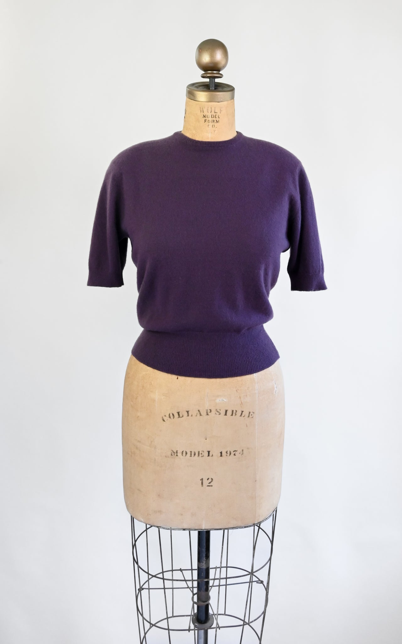 1950s Aubergine Sweater