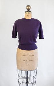 1950s Aubergine Sweater