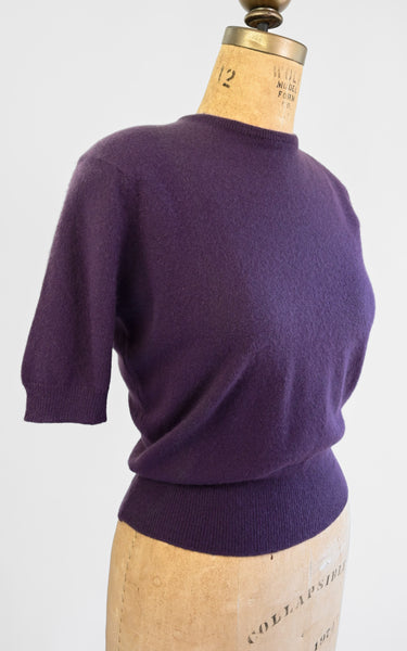 1950s Aubergine Sweater