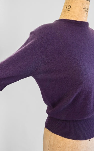 1950s Aubergine Sweater