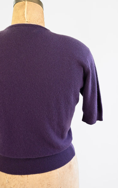 1950s Aubergine Sweater